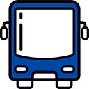 little blue bus icon